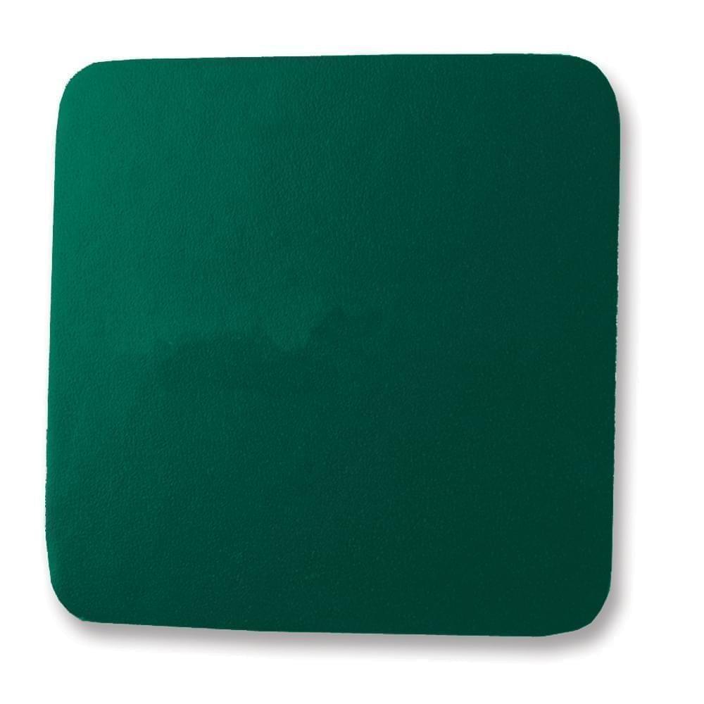 Square Leather Coaster-Hunter Green