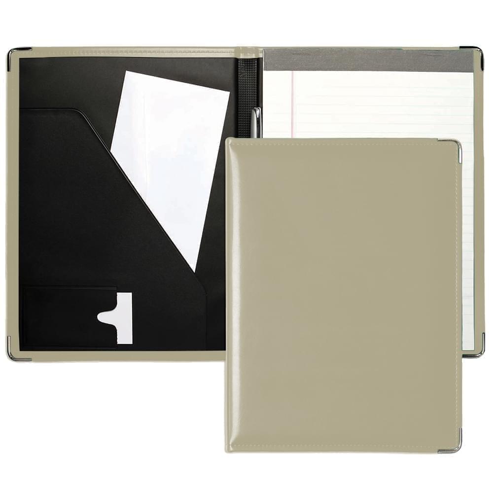 Noble Letter Folder-Faux Leather Vinyl-Ivory