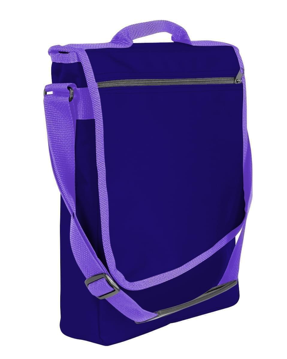 USA Made Nylon Poly Laptop Bags, Purple-Purple, LHCBA29AY1