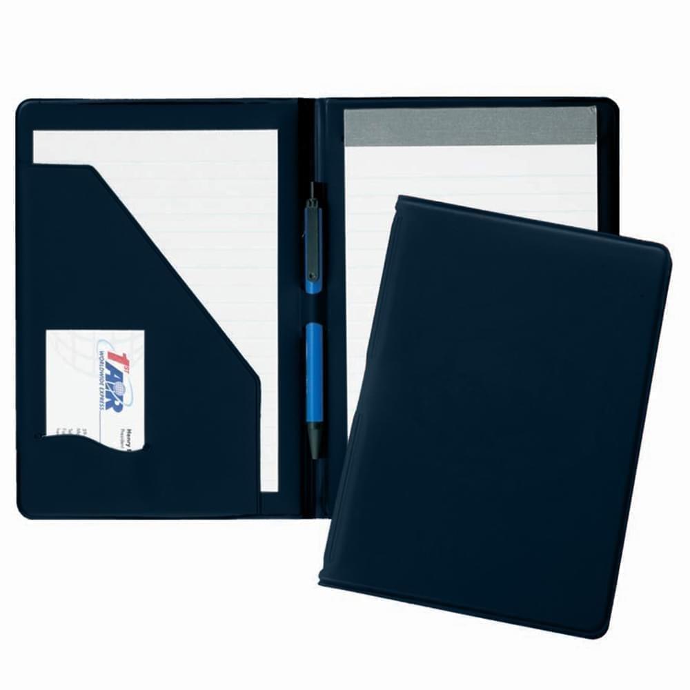 Sealed Junior Folder-Suedene-Navy