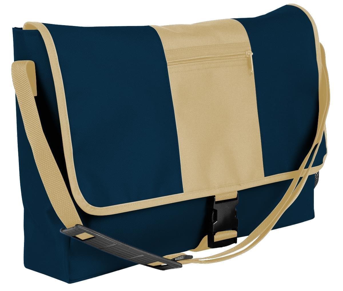 USA Made Nylon Poly Dad Shoulder Bags, Navy-Khaki, OHEDA19AWX
