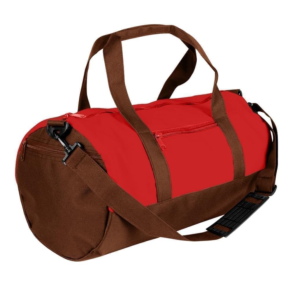 USA Made Canvas Equipment Duffle Bags, Red-Brown, PMLXZ2AAED