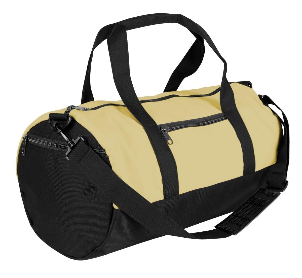 USA Made Canvas Equipment Duffle Bags, Natural-Black, PMLXZ2AAKC
