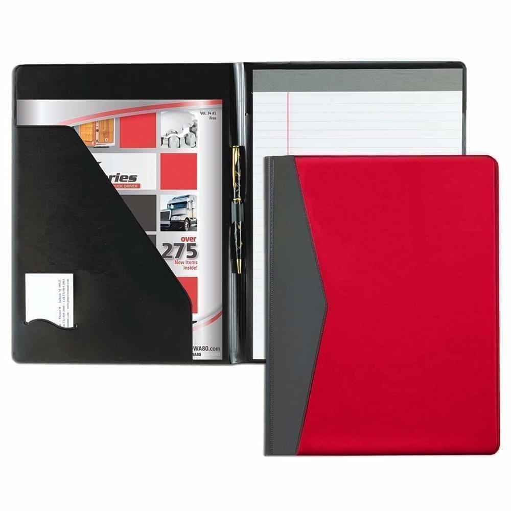 Hilites Sealed Letter Folder-Suedene-Red