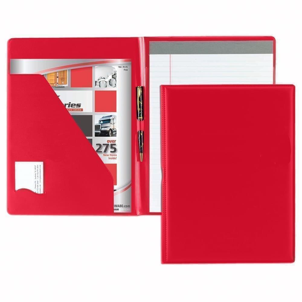 Sealed Letter Folder-Suedene-Red