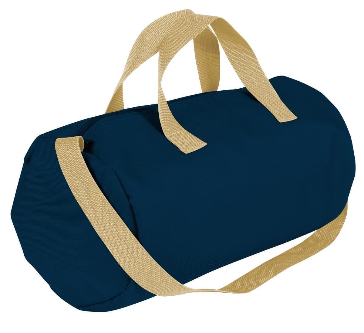 USA Made Nylon Poly Gym Roll Bags, Navy-Khaki, ROCX31AAWX