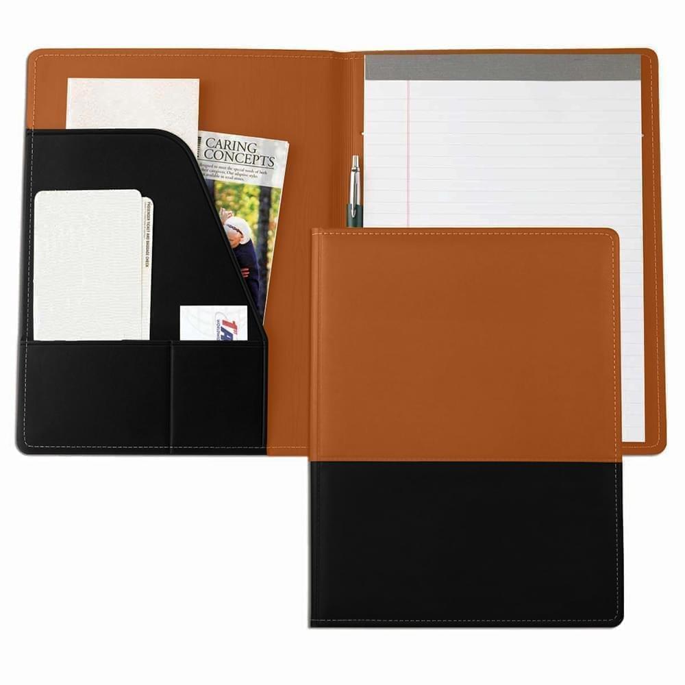 Duplex Letter Folder-Matte-Tan / Black