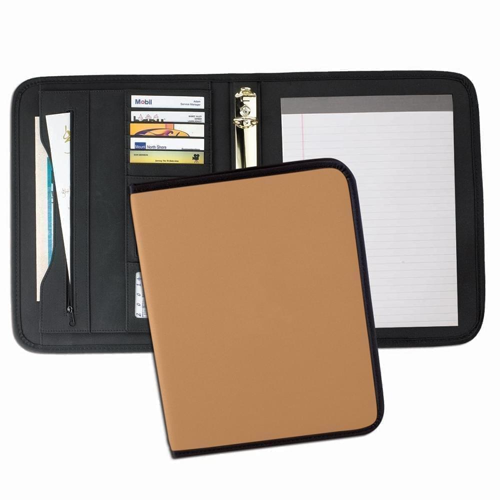 Tribeca 1" Ring Binder-Nylon-Tan