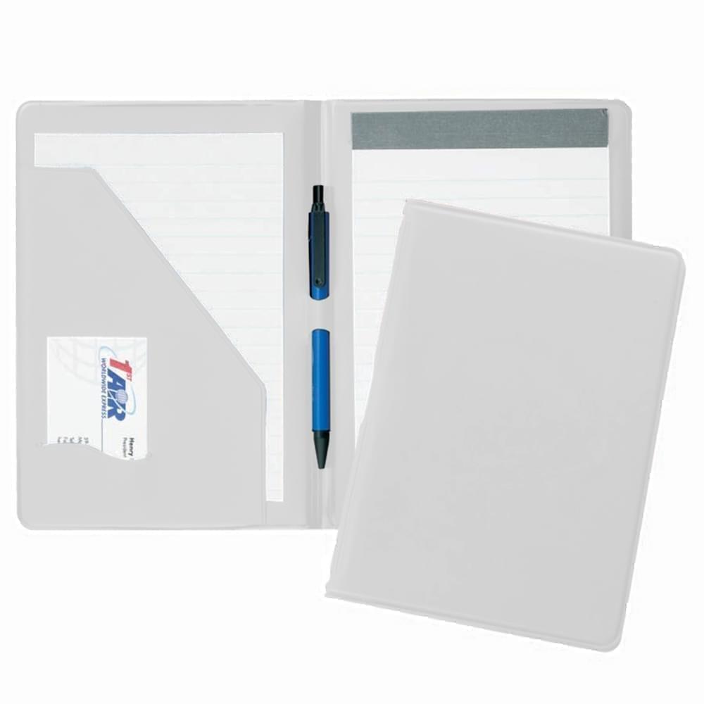 Sealed Junior Folder-Suedene-White