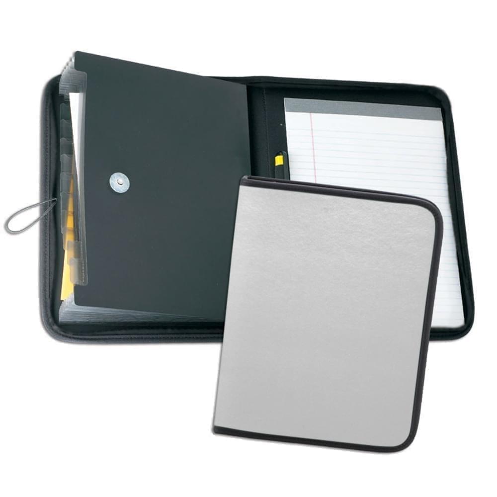 Accordion Letter Folder-600 Denier Nylon or Faux Leather Vinyl-White
