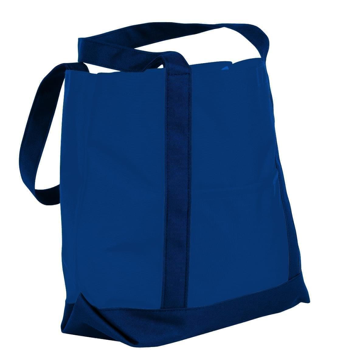 USA Made Canvas Fashion Tote Bags, Royal Blue-Navy, XAACL1UAFI