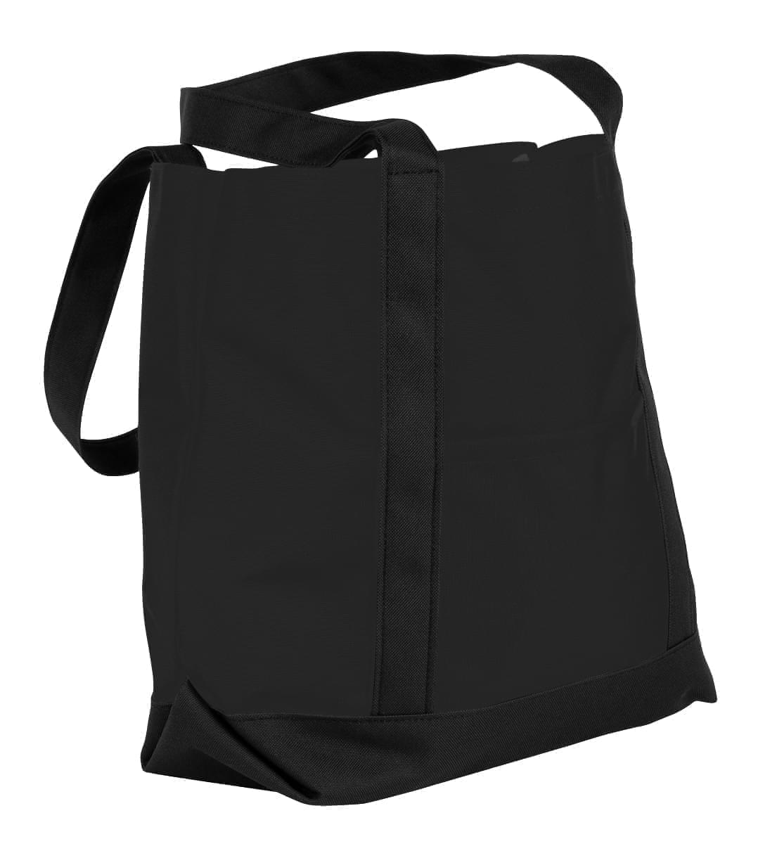 USA Made Canvas Fashion Tote Bags, Black-Black, XAACL1UAHC