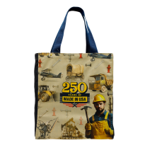 Full Bleed Print Handle Zipper Pocket Gusset