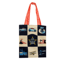 Full Bleed Printed Handle Canvas Flat Tote