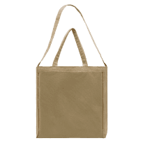 Natural Canvas T Bottom Shoulder Carry Tote