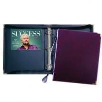 Zippered 1 1/2" D-Ring Binder with Strap
