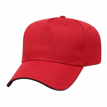 Red Eyelets Lo 5 Pro Knit Snapback Baseball Cap