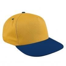 Athletic Gold-Navy Brushed Slide Buckle Skate Hat