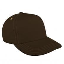 Black-Khaki Wool Leather Skate Hat