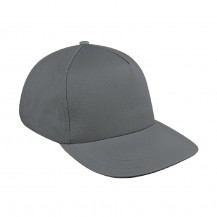 Solid 5 Panel Lo Wool Snapback Baseball Cap