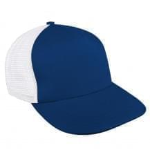 Navy-White Meshback Snapback Skate Hat