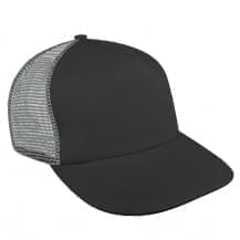 Dark Gray-Light Gray Brushed Front Velcro Skate Hat