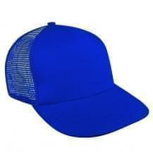 Royal Blue Brushed Front Velcro Skate Hat