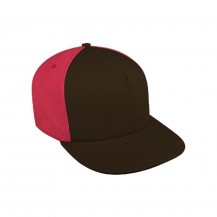 Black-Red Domestic Snapback 5 Panel