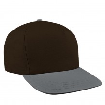 Black-Light Gray Domestic Snapback 5 Panel