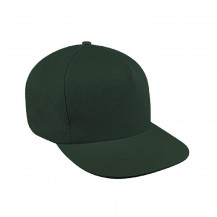 Eyelets 5 Panel Hi Wool Leather Baseball Cap