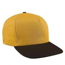 Athletic Gold-Black Wool Leather Trucker