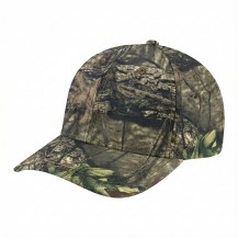 Brown Solid Flat Brim RealTree Snapback Baseball Cap