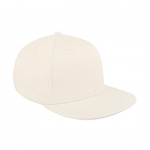 Eyelets Flat Brim Wool Leather Baseball Cap