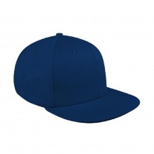 Eyelets Flat Brim Wool Buckle Baseball Cap
