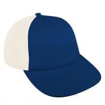 Navy-White Brushed Front Snapback Lowstyle