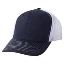 Stock Navy / White Meshback Snapback