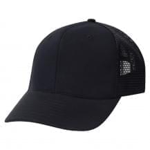 Stock Black Trucker Meshback Snapback
