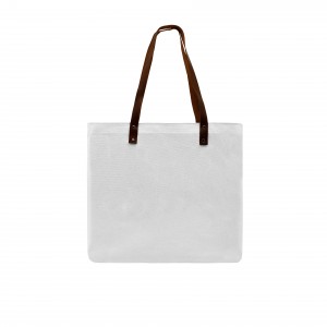 Leather Handle Cotton Twill T Bottom