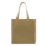 Long Handle Zip Top Natural Gusset
