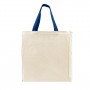 Zipper Top Natural Canvas Gusset