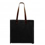 Leather Handle Domestic Twill Gusset