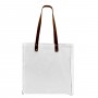 Deluxe Leather Strap Cotton Twill Gusset