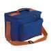 USA Made Nylon Poly Lunch Coolers, Royal Blue-Orange, 11001161-A00