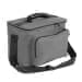 USA Made Nylon Poly Lunch Coolers, Grey-Black, 11001161-A1R