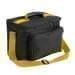 USA Made Nylon Poly Lunch Coolers, Black-Gold, 11001161-AO5
