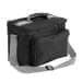 USA Made Nylon Poly Lunch Coolers, Black-Grey, 11001161-AOU