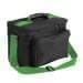 USA Made Nylon Poly Lunch Coolers, Black-Lime, 11001161-AOY