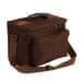 USA Made Nylon Poly Lunch Coolers, Brown-Brown, 11001161-APS