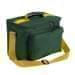 USA Made Nylon Poly Lunch Coolers, Hunter Green-Gold, 11001161-AS5
