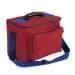 USA Made Nylon Poly Lunch Coolers, Red-Royal Blue, 11001161-AZ3